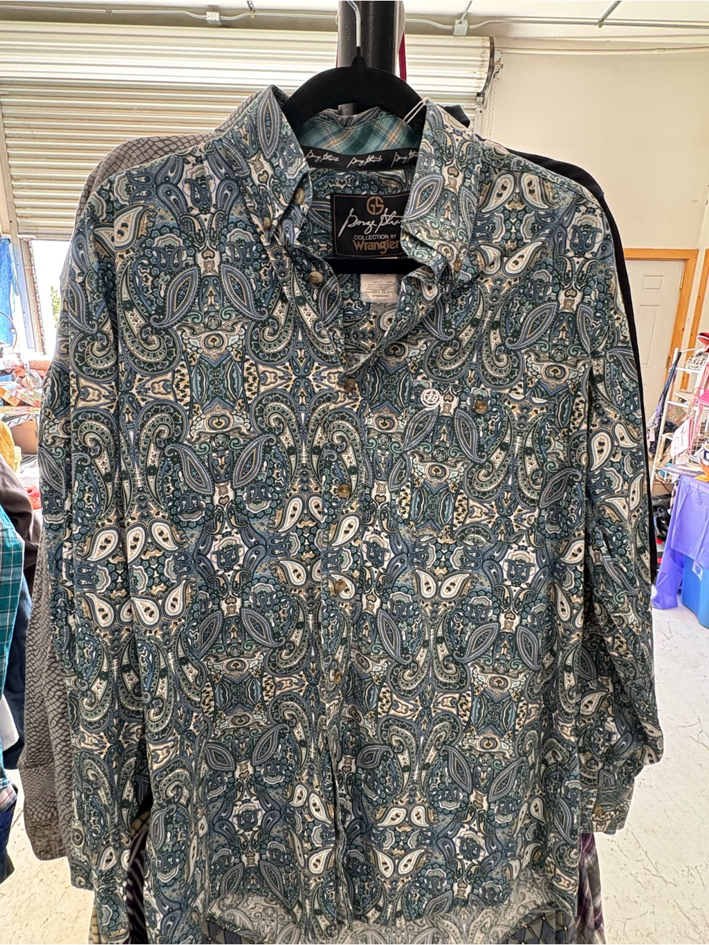 Wrangler George Straitpaisley Button-Down Shirt